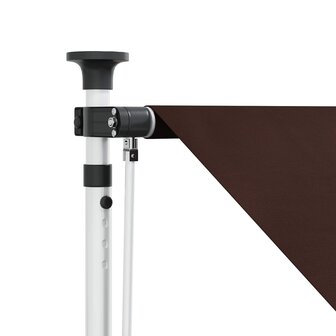 Handmatig uitschuifbare luifel Bruin 250 cm 3