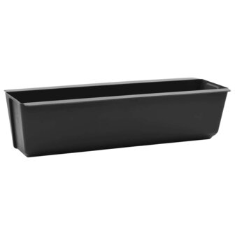 Bloembakken voor Euro-pallets 12 pcs Zwart 36 x 13,5 x 9,5 cm 6