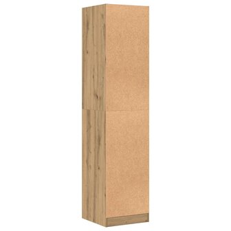 Apothekerskast 40x41x174,5 cm bewerkt hout artisanaal eiken 7