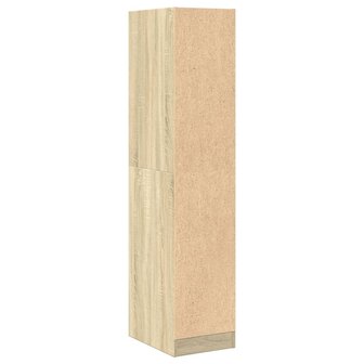 Apothekerskast Sonoma eiken 30x41x144,5 cm bewerkt hout 6