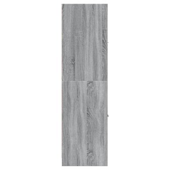Apothekerskast 30x41x144,5 cm bewerkt hout grijs sonoma eiken 7