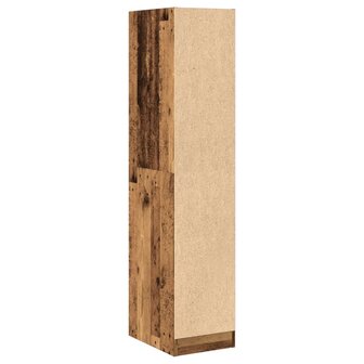 Apothekerskast 30x41x144,5 cm bewerkt hout oud houtkleurig 6