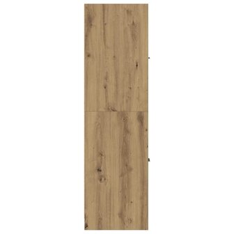 Apothekerskast Artisian Oak 30x41x144,5 cm bewerkt hout 8