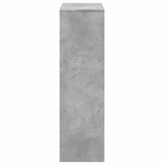 Kamerscherm / boekenkast 3-laags 99x29x99 cm hout betongrijs 7