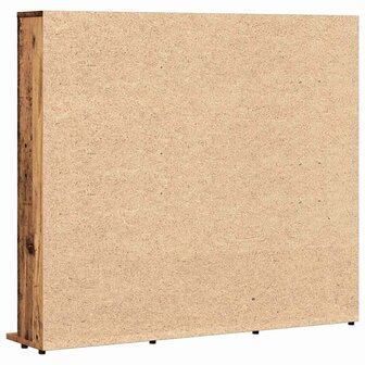 Cd-kast 100x23x89,5 cm bewerkt hout oud houtkleurig 5
