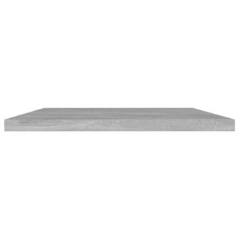 Wandschappen 4 st 60x20x1,5 cm spaanplaat betongrijs 3