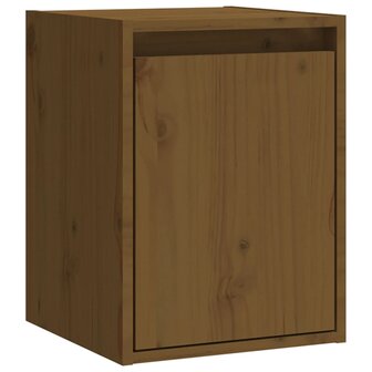 Wandkasten 2 st 30x30x40 cm massief grenenhout honingbruin 4