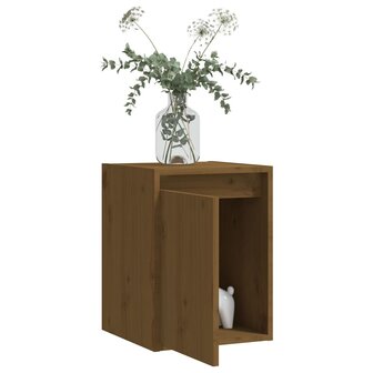 Wandkasten 2 st 30x30x40 cm massief grenenhout honingbruin 8