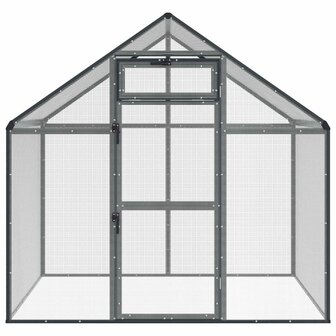 Vogelkooi Antracietkleurig 181,5 x 110,5 x 173,5 cm 4