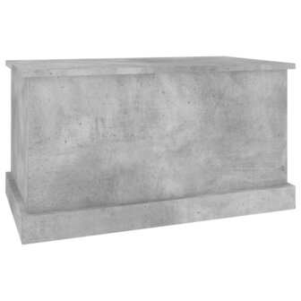 Opbergbox 70x40x38 cm bewerkt hout betongrijs 4