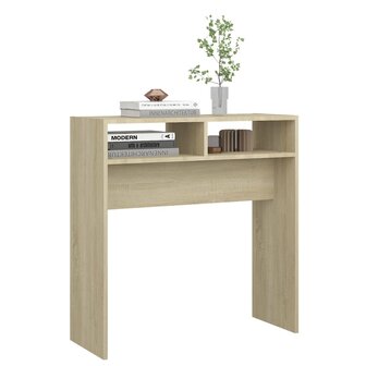 Wandtafel 78x30x80 cm bewerkt out sonoma eikenkleurig 6