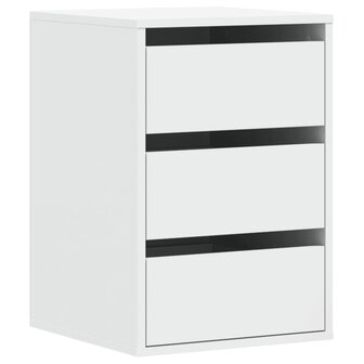 Ladekast 40x41x58 cm bewerkt hout wit 2