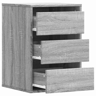 Ladekast 40x41x58 cm bewerkt hout grijs sonoma eikenkleurig 5