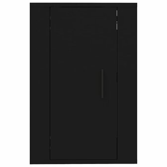 Tv-wandmeubel 40x34,5x60 cm zwart 4