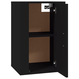 Tv-wandmeubel 40x34,5x60 cm zwart 5