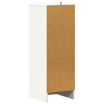 Schoenenkast 31,5x35x90 cm bewerkt hout wit 5