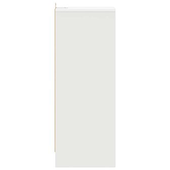 Schoenenkast 31,5x35x90 cm bewerkt hout wit 6