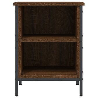 Schoenenkast 38x35x50 cm bewerkt hout bruin eikenkleur 3