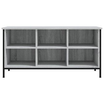Schoenenkast 100x35x50 cm bewerkt hout grijs sonoma eikenkleur 4