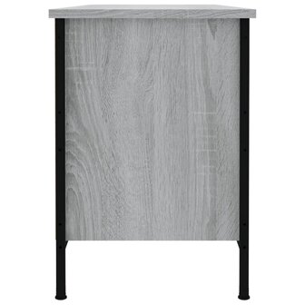 Schoenenkast 100x35x50 cm bewerkt hout grijs sonoma eikenkleur 5