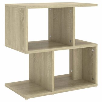 Nachtkastje 50x30x51,5 cm bewerkt hout sonoma eikenkleurig 2