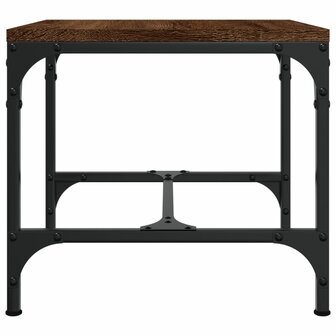 Bijzettafels 2 st 40x40x35 cm bewerkt hout bruineiken 7
