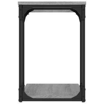 Bijzettafel 50x35x52 cm bewerkt hout grijs sonoma eikenkleur 5