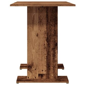 Eettafel 110x60x75 cm bewerkt hout oud houtkleurig 7