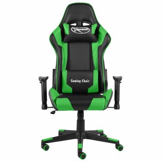 Gamestoel draaibaar PVC groen 2