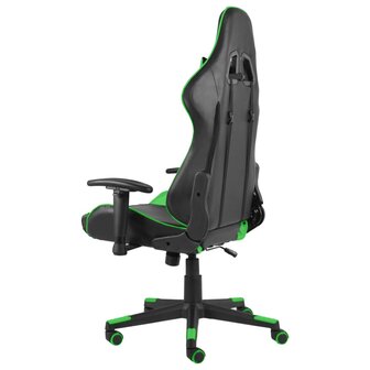 Gamestoel draaibaar PVC groen 4