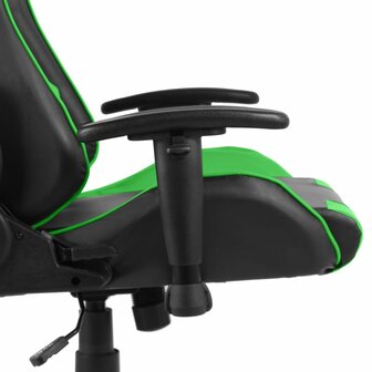 Gamestoel draaibaar PVC groen 6