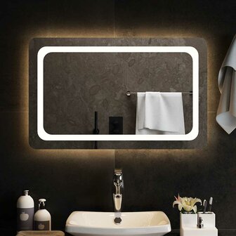Badkamerspiegel LED 80x50 cm 1
