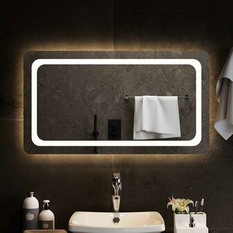 Badkamerspiegel LED 90x50 cm 1