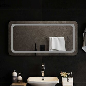 Badkamerspiegel LED 100x50 cm 3