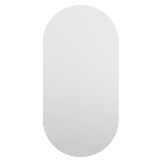 Spiegel met LED-verlichting ovaal 60x30 cm glas 5