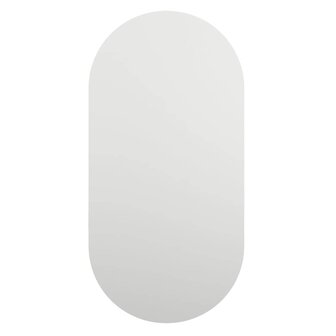 Spiegel met LED-verlichting ovaal 80x40 cm glas 5