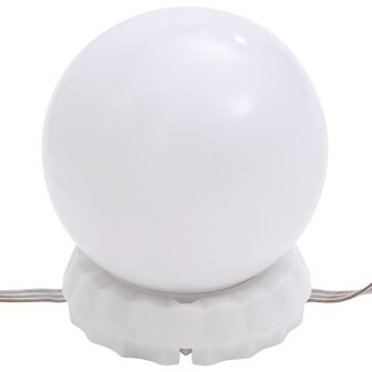 Spiegel met LED-verlichting boog 70x40 cm glas 11