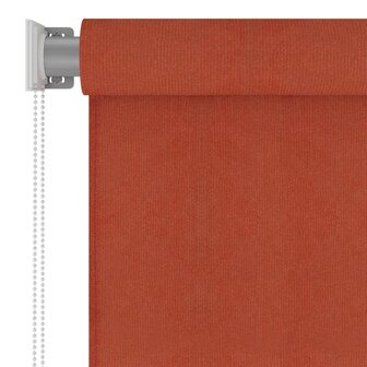 Rolgordijn voor buiten 220x140 cm HDPE terracottakleurig 4