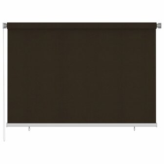 Rolgordijn voor buiten 220x140 cm bruin 2