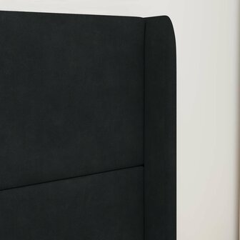 Hoofdbord oor Zwart 80 x 16 x 4 cm Fluweel 4