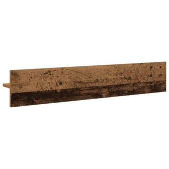 Wandgemonteerde kapstok Oudhout 100 x 10,5 x 18 cm Bewerkt hout 7