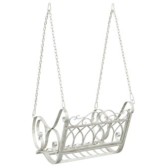 Schommelbank Staal 71 x 75 x 59 cm Antiek wit 5