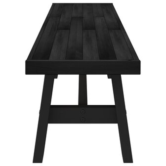 Eetbank NOAIN 160 x 41 x 45 cm Massief grenenhout Zwart 4