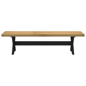 Eetbank NOAIN 160 x 41 x 45 cm Massief grenenhout Naturel 3