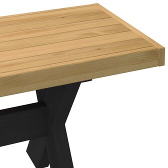 Eetbank NOAIN 160 x 41 x 45 cm Massief grenenhout Naturel 7