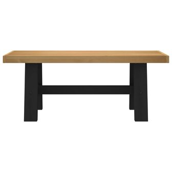 Eetbank NOAIN 120 x 41 x 45 cm Massief grenenhout Naturel 3