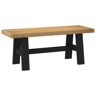 Eetbank NOAIN 120 x 41 x 45 cm Massief grenenhout Naturel 5
