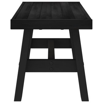 Eetbank NOAIN 120 x 41 x 45 cm Massief grenenhout Zwart 4