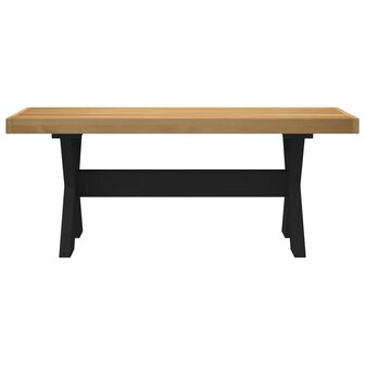 Eetbank NOAIN 120 x 41 x 45 cm Massief grenenhout Naturel 3