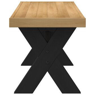 Eetbank NOAIN 120 x 41 x 45 cm Massief grenenhout Naturel 4